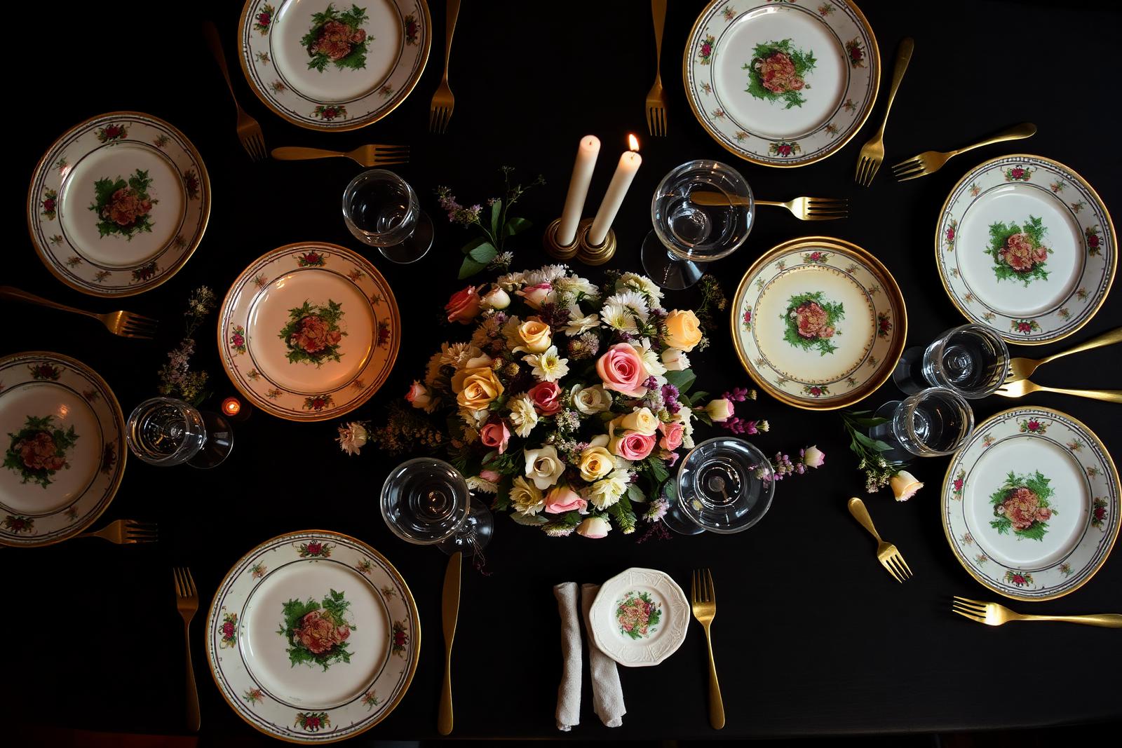 Heritage table setting