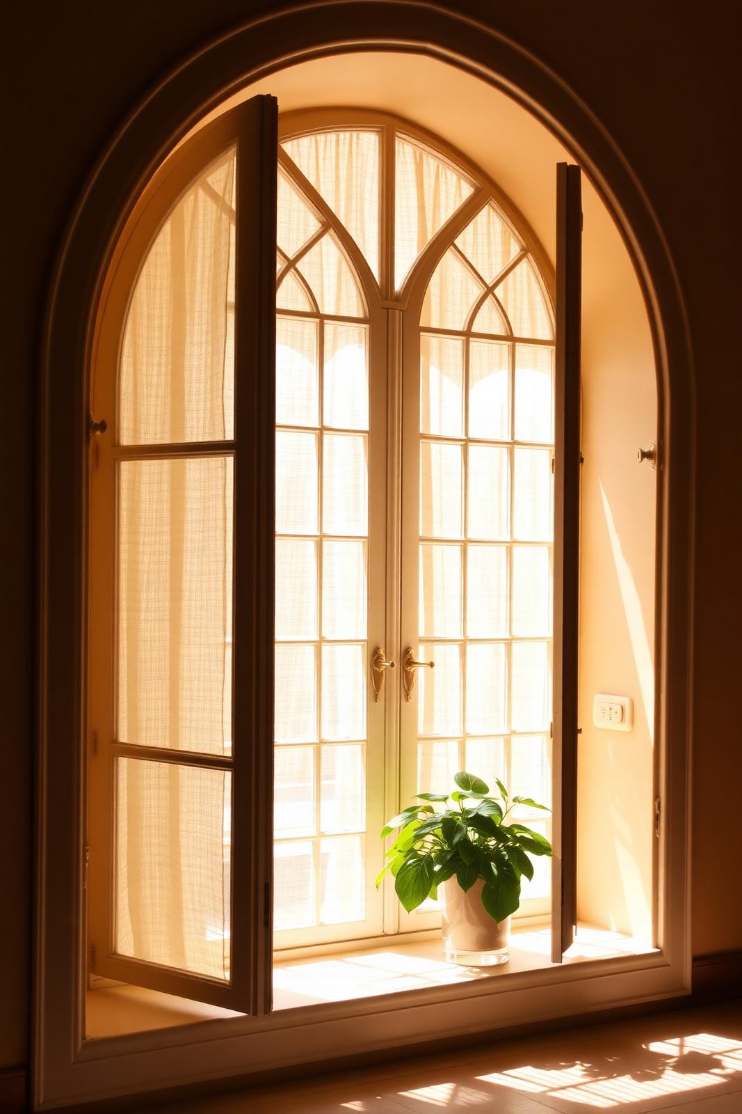 Arched window